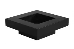 Brasero en acier peint plateau design (80 cm)