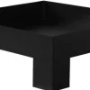 Brasero en acier peint plateforme (80 cm)