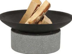 Brasero en fonte et granit Anneau (59.6 x 26.5 cm)