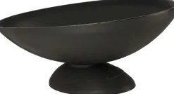 Brasero ovale en fonte