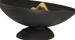 Brasero ovale en fonte