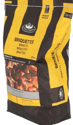 Briquettes de bois combustion 2 heures 10 kg