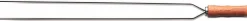 Brochette double en inox et bois Churrasco
