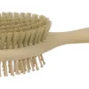 Brosse chien en soies claires et tiges de bois
