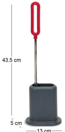 Brosse de toilette avec broc en silicone Buzz