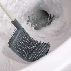 Brosse de toilette avec broc en silicone Buzz