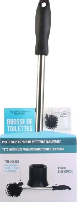 Brosse de toilette en caoutchouc