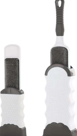 Brosse large + brosse de voyage anti-peluches