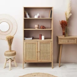 Buffet en bois et rotin Bali