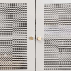 Buffet 3 portes en acier Malla (Blanc)
