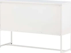 Buffet 3 portes en acier Malla (Gris clair)