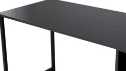 Bureau 2 places en aggloméré Twin (Anthracite, Noir)