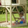 Cabane enfant sur pilotis avec bac à sable Lookout (Avec glissière)