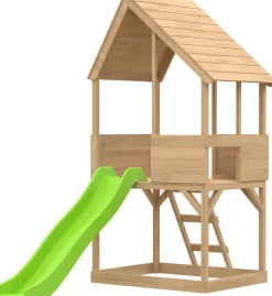 Cabane enfant sur pilotis avec bac à sable Lookout (Avec glissière)