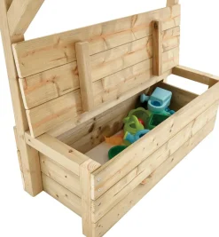 Cabane sur pilotis enfant coffre à jouets intégré Tower