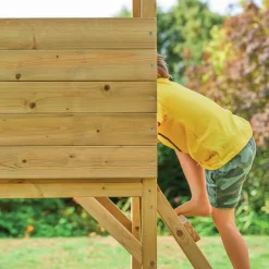Cabane sur pilotis enfant coffre à jouets intégré Tower