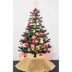 Cache-pied de sapin en tissu (Naturel)