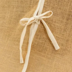 Cache-pied de sapin en tissu (Naturel)