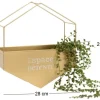 Cache-pot en métal hexagonal (Espace détente)