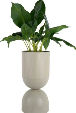 Cache pot en métal réversible Tonar (Gris - XL)
