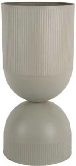 Cache pot en métal réversible Tonar (Gris - XL)