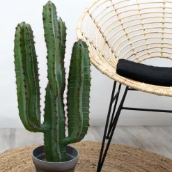 Cactus artificiel 4 branches en pot 70 cm