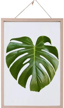 Cadre bois et verre pour feuille XL