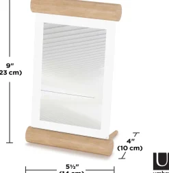 Cadre photo en bois 10 x 15 cm Scroll (Bois naturel)