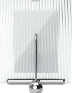 Cadre photo en verre strié Flute (Chrome)