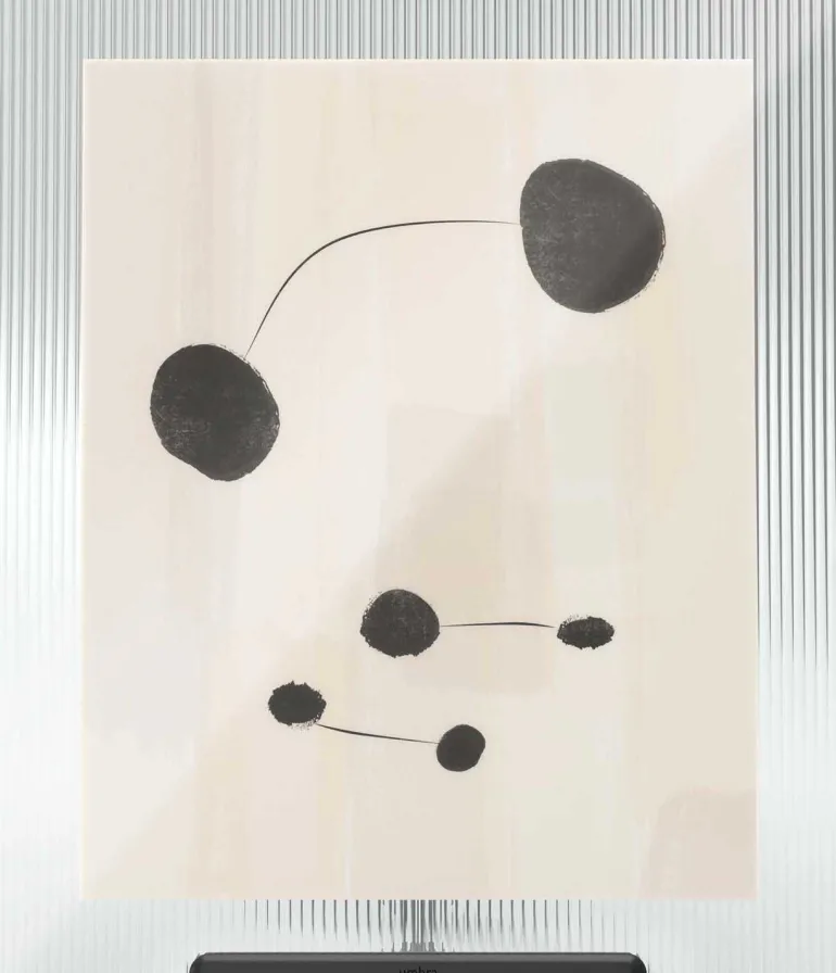 Cadre photo en zinc et verre Flute (Pour photo 20 x 25 cm)
