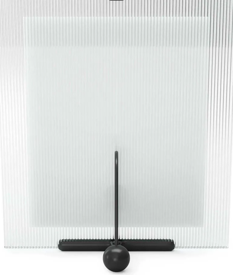 Cadre photo en zinc et verre Flute (Pour photo 20 x 25 cm)