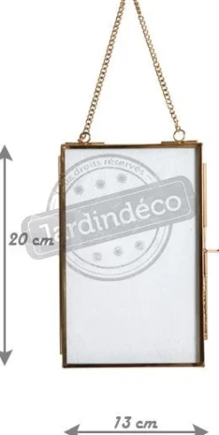 Cadre photo mural en laiton (Petit modèle)