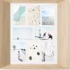 Cadre photos mural 8 photos 10 x 15 cm Lookout (Bois naturel)