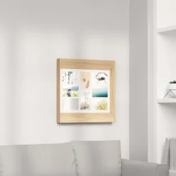 Cadre photos mural 8 photos 10 x 15 cm Lookout (Bois naturel)