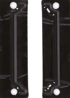 Cadre pour numéro de maison en fer émaillé (Lot de 2)