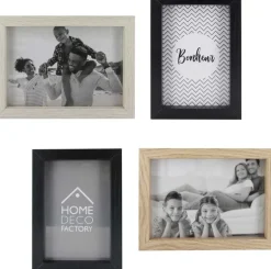 Cadres photos en bois (Lot de 4)