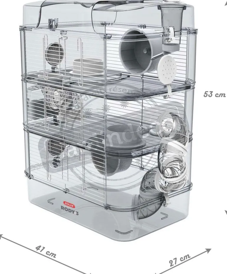 Cage pour petits rongeurs Rody trio