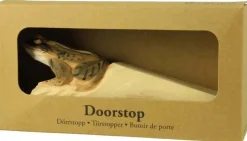 Cale-porte en bois sculpté à la main Animal (Grenouille des champs)