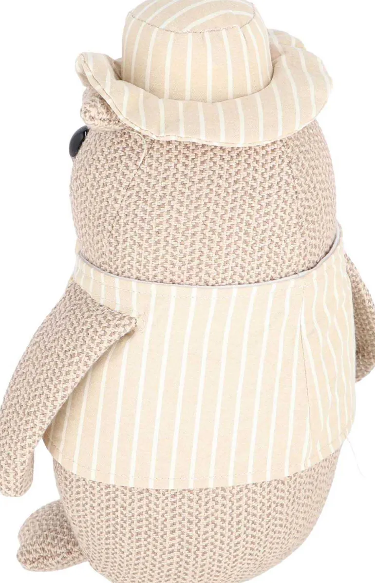 Cale-porte en tissu animal habillé (Chouette)