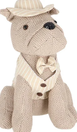 Cale-porte en tissu animal habillé (Chien)