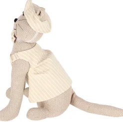 Cale-porte en tissu animal habillé (Chat)
