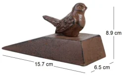 Cale porte Petit oiseau en Fonte