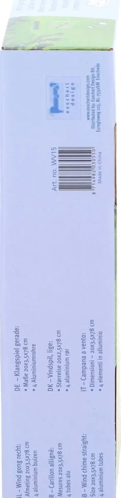 Carillon droit en aluminium