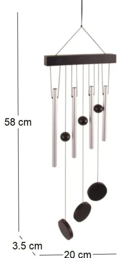 Carillon droit en aluminium