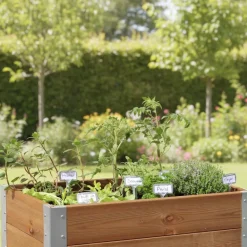 Carré potager 220 litres avec composteur intégré 45 litres