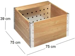 Carré potager 220 litres avec composteur intégré 45 litres