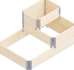 Carré potager 3 niveaux Stepped Bed 120 x 80 x 58.5 cm