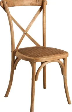Chaise bistro en orme empilable (Lot de 4)