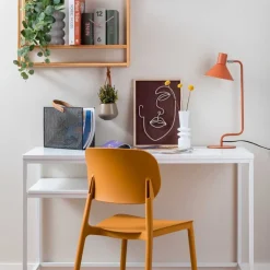 Chaise colorée en polypropylène Cheer (Jaune ocre)