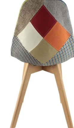 Chaise scandinave Patchwork (Lot de 2) (Multicolore)